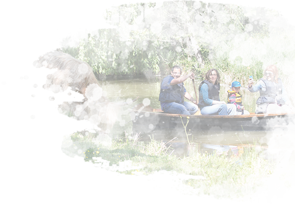 Heading For Animal Island - Canoe (580x402), Png Download