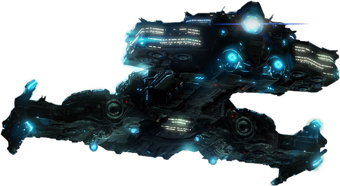 Download Future War Stories - Starcraft 2 Battlecruiser Png PNG Image