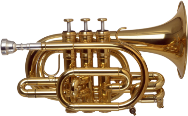 Trumpet Png Free Download - Trumpet Sax Png (600x394), Png Download