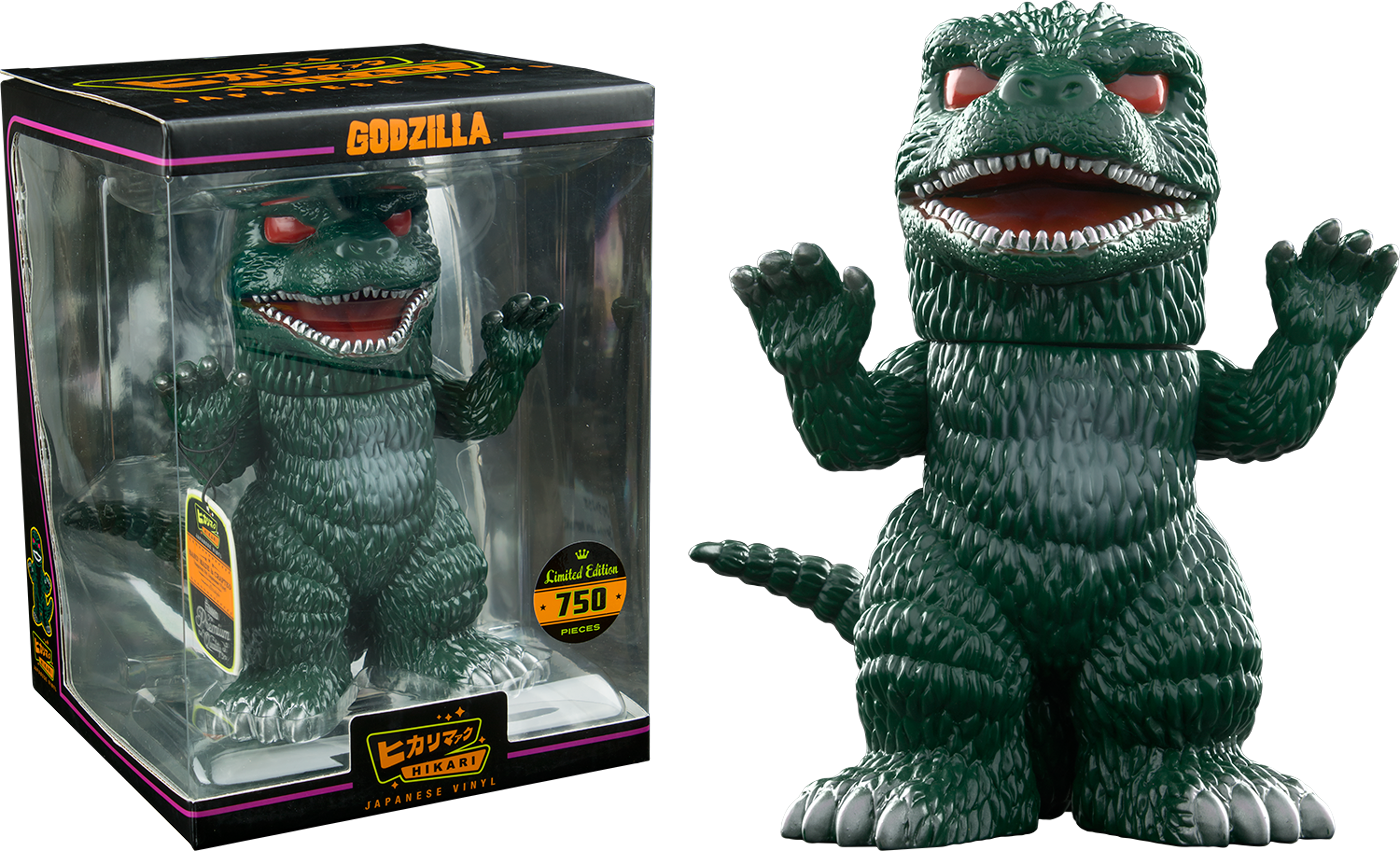 Godzilla - Classic Godzilla (godzilla) Hikari Vinyl Figure (1400x851), Png Download