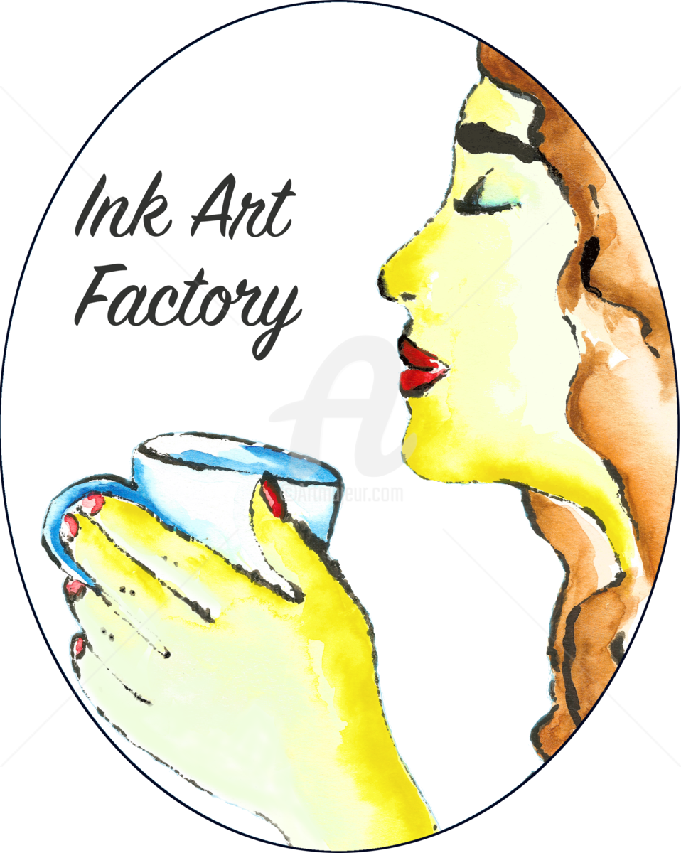 Lady With Coffee - Pop Art (958x1200), Png Download