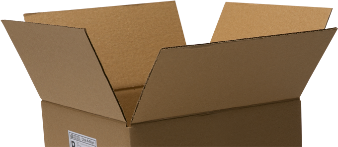 Box Png - Usps Box Open (690x299), Png Download