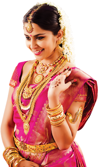 Telugu Actress In Gold Jewellery - Bunt Bride (336x548), Png Download