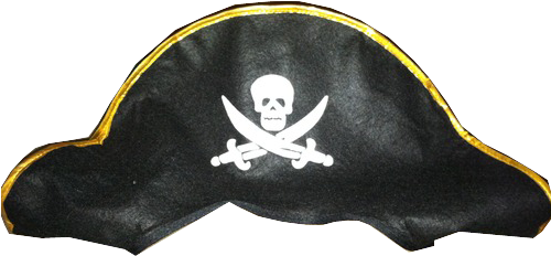 Kid Pirate Hat - Pirate Hat Transparent (500x373), Png Download