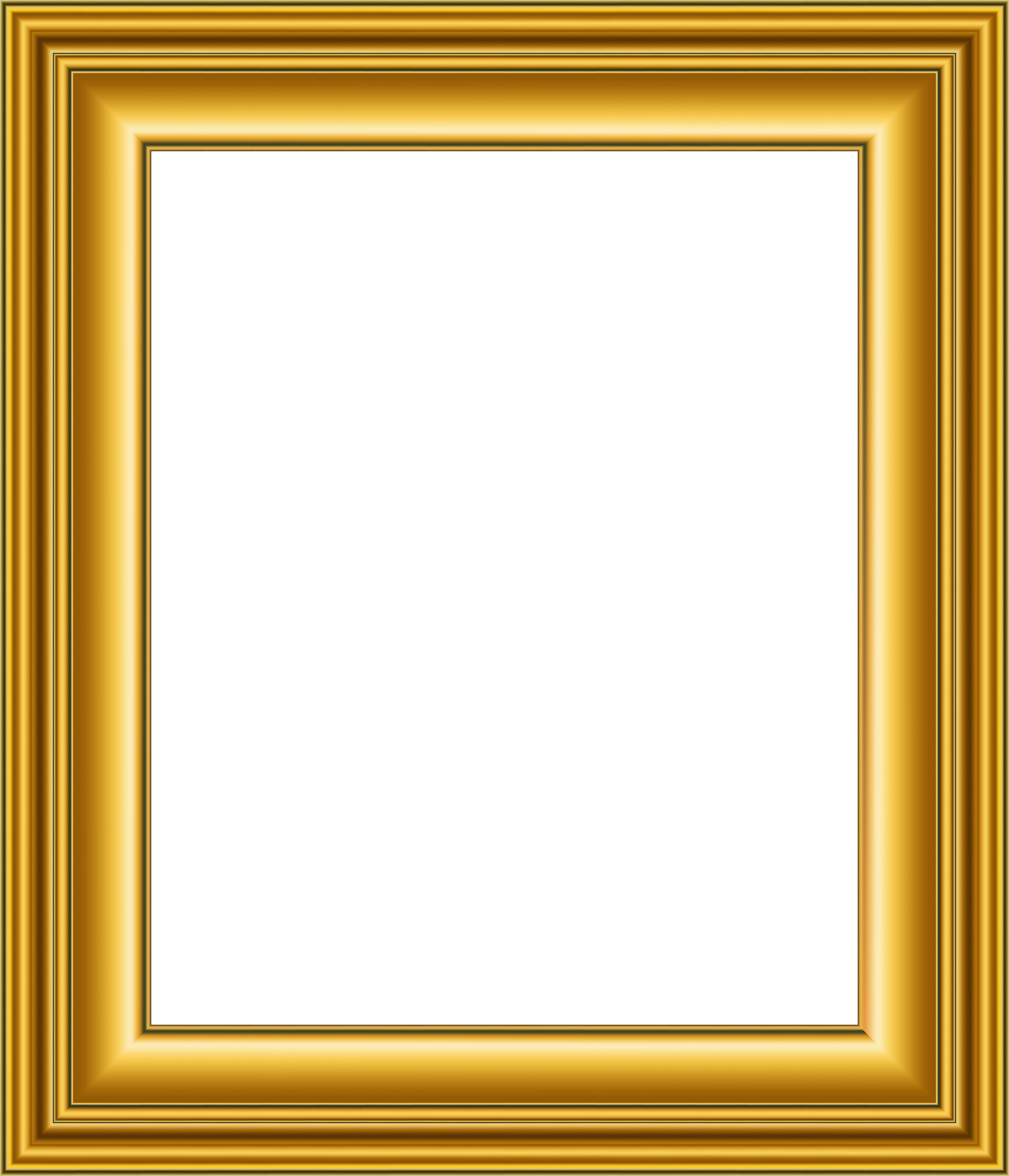 Gold Frames, Wooden Frames, High Quality Images, Paint (6863x8000), Png Download