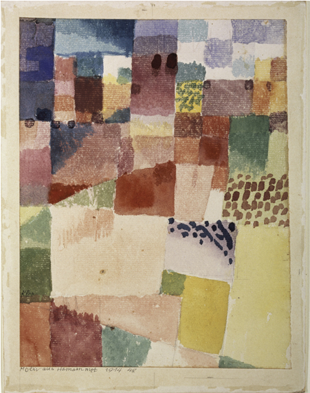 Motif From Hammamet, - Paul Klee Moskee In Hammamet (640x960), Png Download