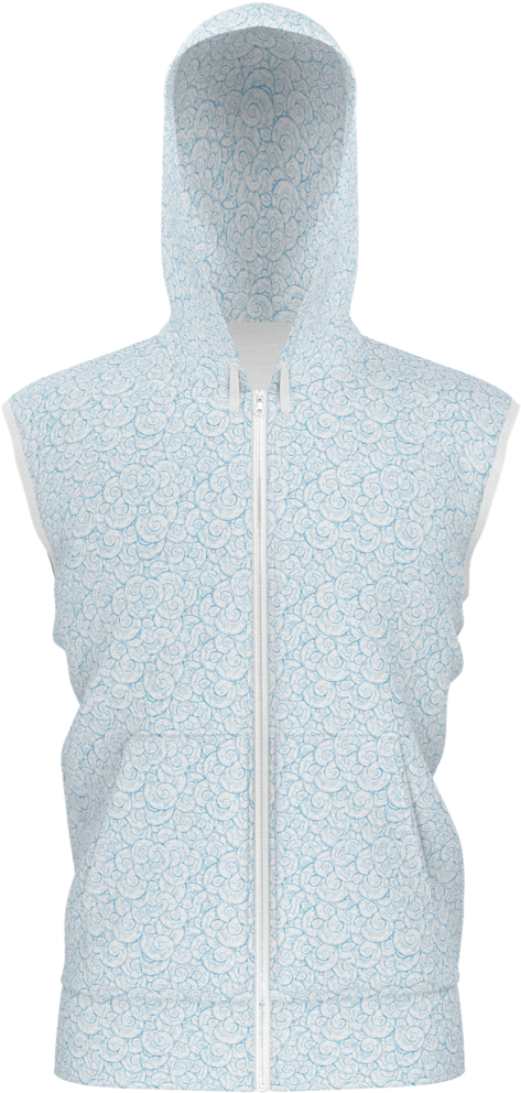 Sleeveless Hoodie - Watercolor Anemones - Hoodie (1024x1024), Png Download
