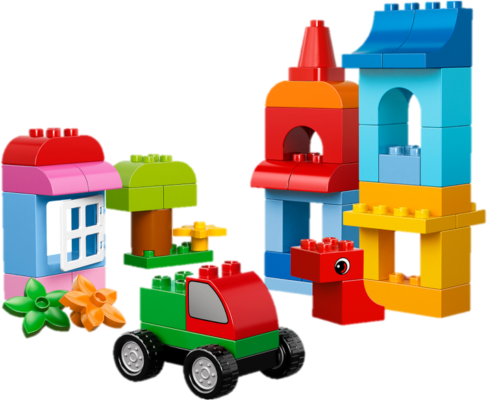 Jpg Royalty Free Stock Creative Play Duplo Catalogue - Creative Building Cube (838x583), Png Download