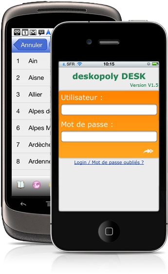 Deskopoly Desk Mobiles Iphone Ipad Android Htc Windows - Google Nexus One (352x565), Png Download