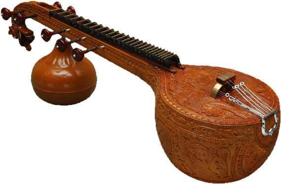 Music Playlists - Veena Instrument (600x400), Png Download