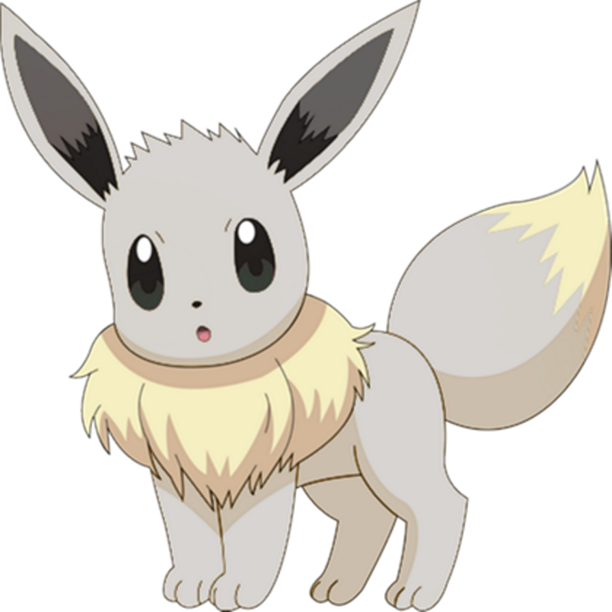 Shiny Eevee Png - Eevee And Shiny Eevee (894x894), Png Download