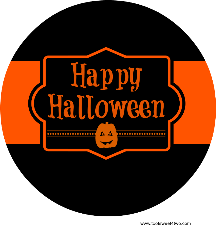 Happy Halloween Round 750×938 - Happy Place Mousepad (750x938), Png Download