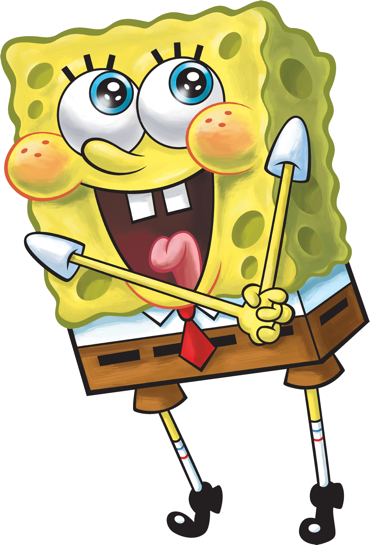 Spongebob Squarepants Smiling - Sponge Bob Square Pants (1200x1768), Png Download