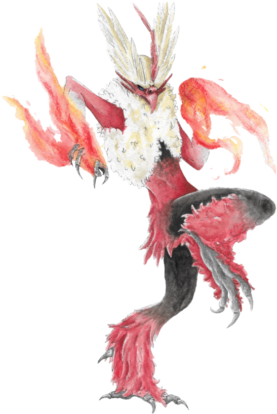 Pokemon Community Collab Mega - Blaziken (746x1072), Png Download