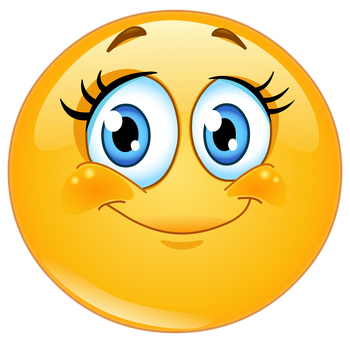 Graphic Royalty Free Die Smiley Galerie Der Smileyhuette - Smiley Face Happy (350x343), Png Download