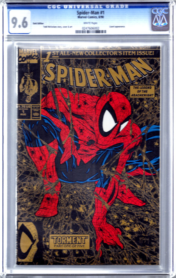 Spiderman Issue 1 Gold Edition Comic - Spiderman Torment (927x927), Png Download