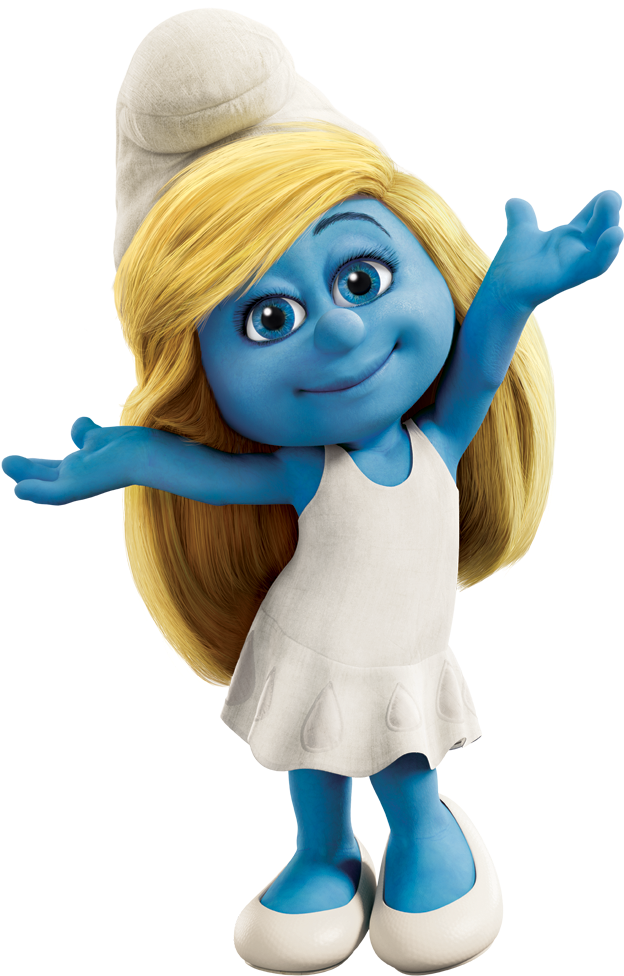 Smurf Png - Smurfs Smurfette (1000x1000), Png Download