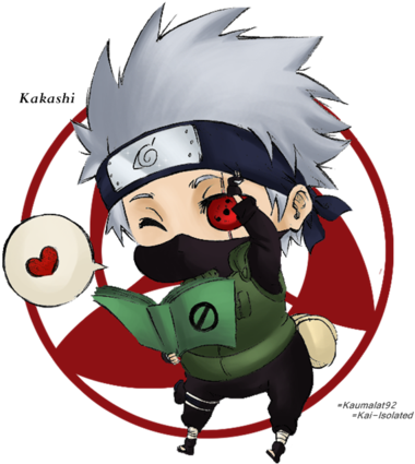 Anime, Chibi, And Kakashi Image - Kakashi Chibi (400x469), Png Download
