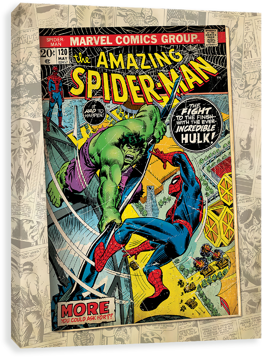 Hulk V Spider-man - Amazing Spider Man Comics Hd (1280x1280), Png Download