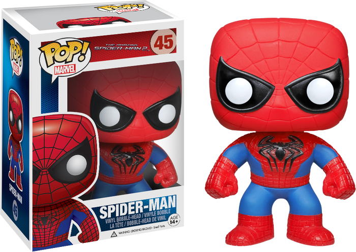 Fun3780 Amazing Spiderman 2 Spiderman Pop - Funko Pop Amazing Spiderman (700x497), Png Download