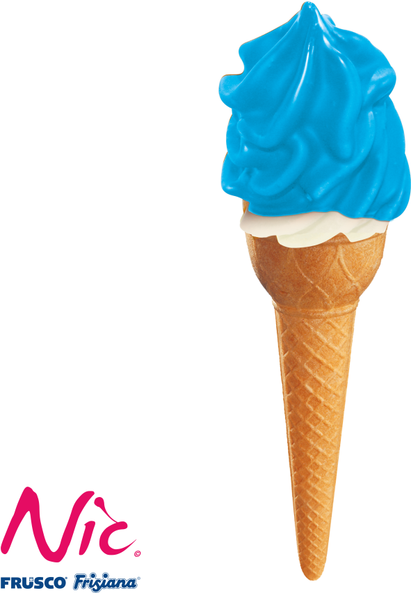 Dip Smurf - Strawberry Soft Ice Cream (1000x1000), Png Download