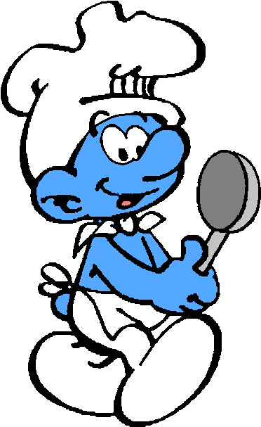 Softland - Info - Chef Smurf (394x622), Png Download