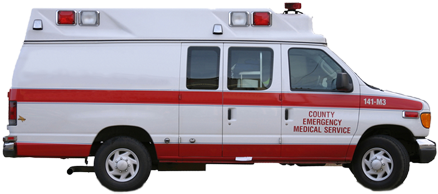 Ambulance In Png - Ambulance Png (445x355), Png Download