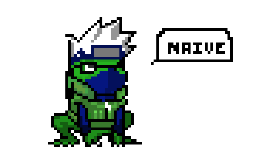 Kakashi Pixel Art - Illustration (960x540), Png Download