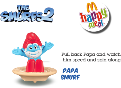 Yay, We Completed The Toys In 2 Days - Smurfs 2 Movie Novelization (453x316), Png Download