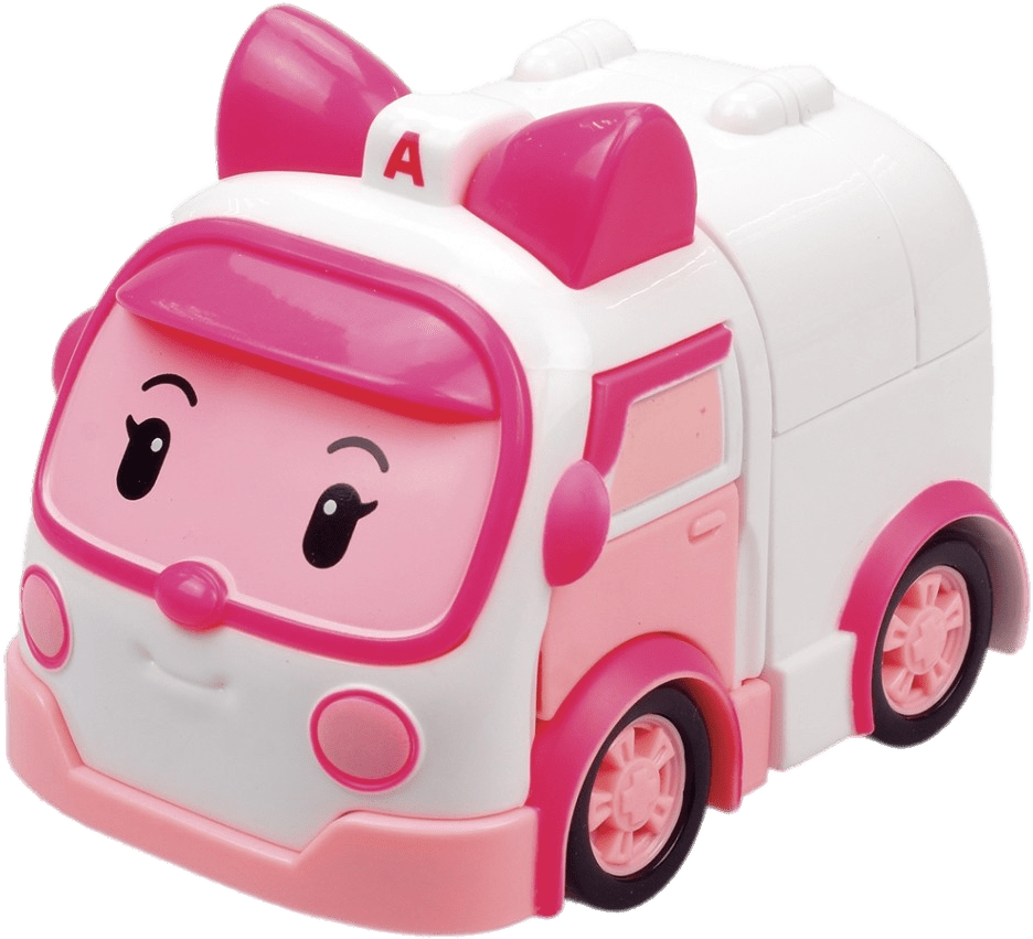 Robocar Poli Character Amber Ambulance Png - Amber Robocar Poli Cartoon (1000x1000), Png Download