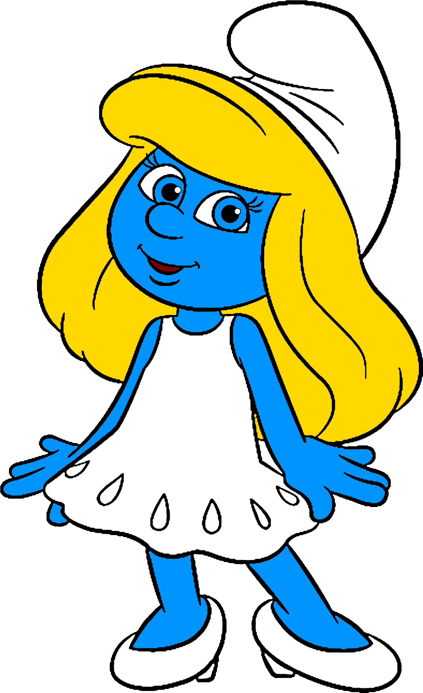 4 Kbytes, On The Desktop - Smurfs Cartoon Png (1496x2420), Png Download