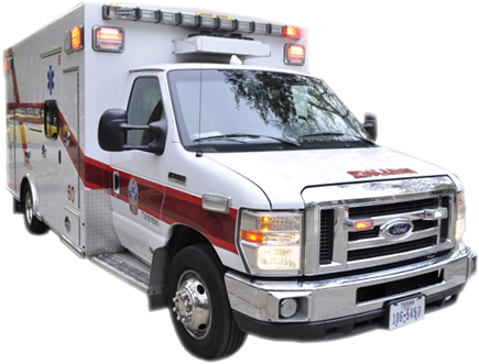 Ambulance - Back Of Ambulance Png (979x380), Png Download