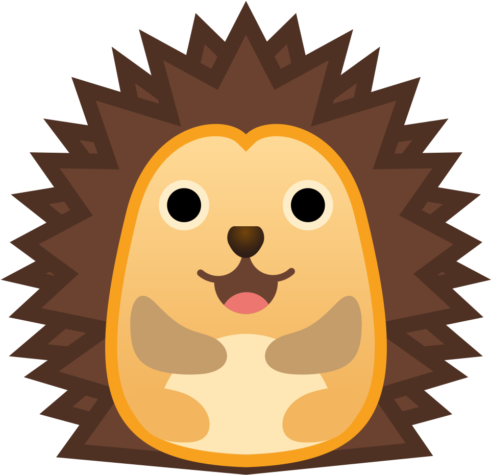 Hedgehog Icon - Emoji Riccio (1024x1024), Png Download