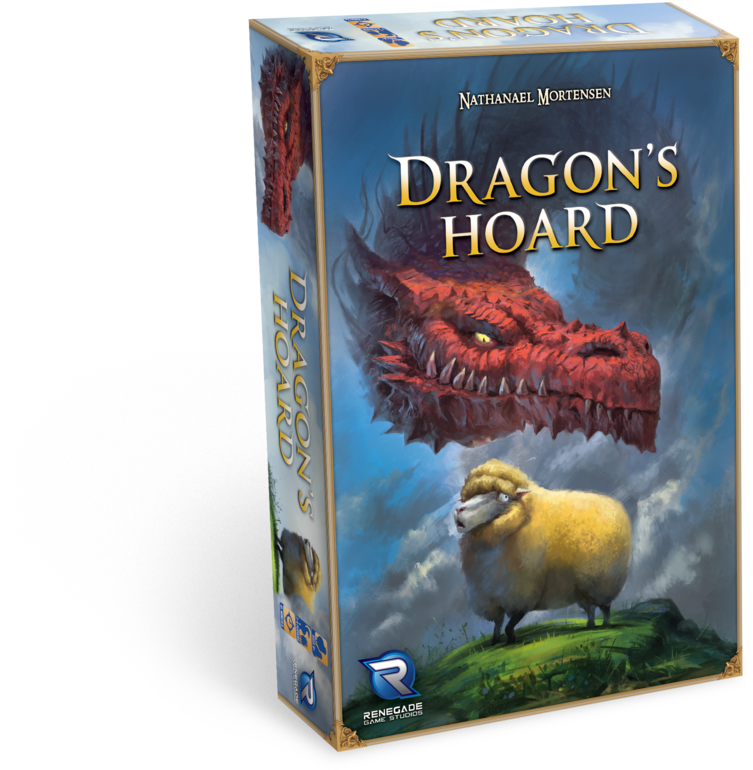 Dragonshoard 3dbox Rgb Shadow - Renegade Game Studios Dragon's Hoard Card Game (1000x830), Png Download