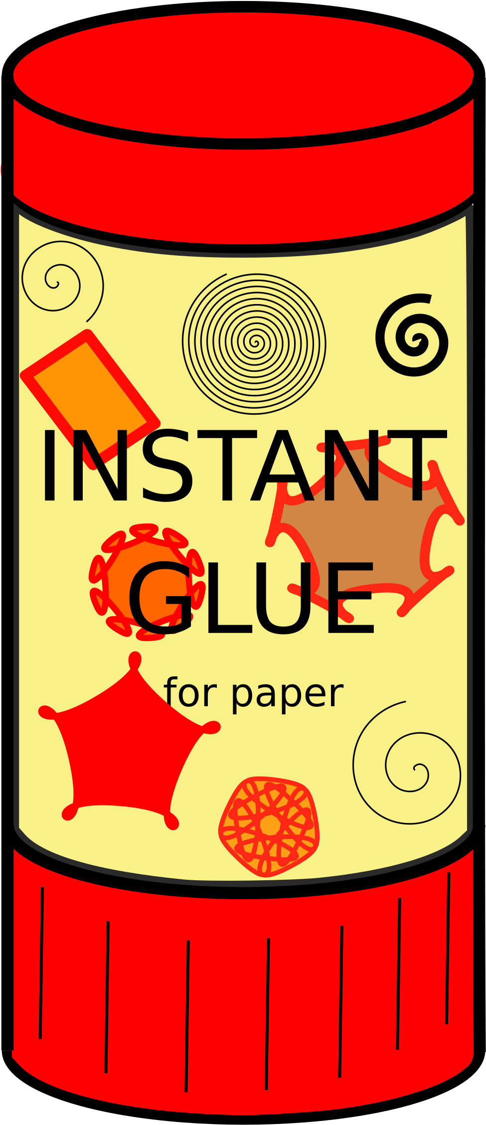 This Free Icons Png Design Of Glue Stick (3394x2400), Png Download