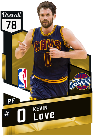 Kevin Love Nba 2k17 Rating (325x475), Png Download