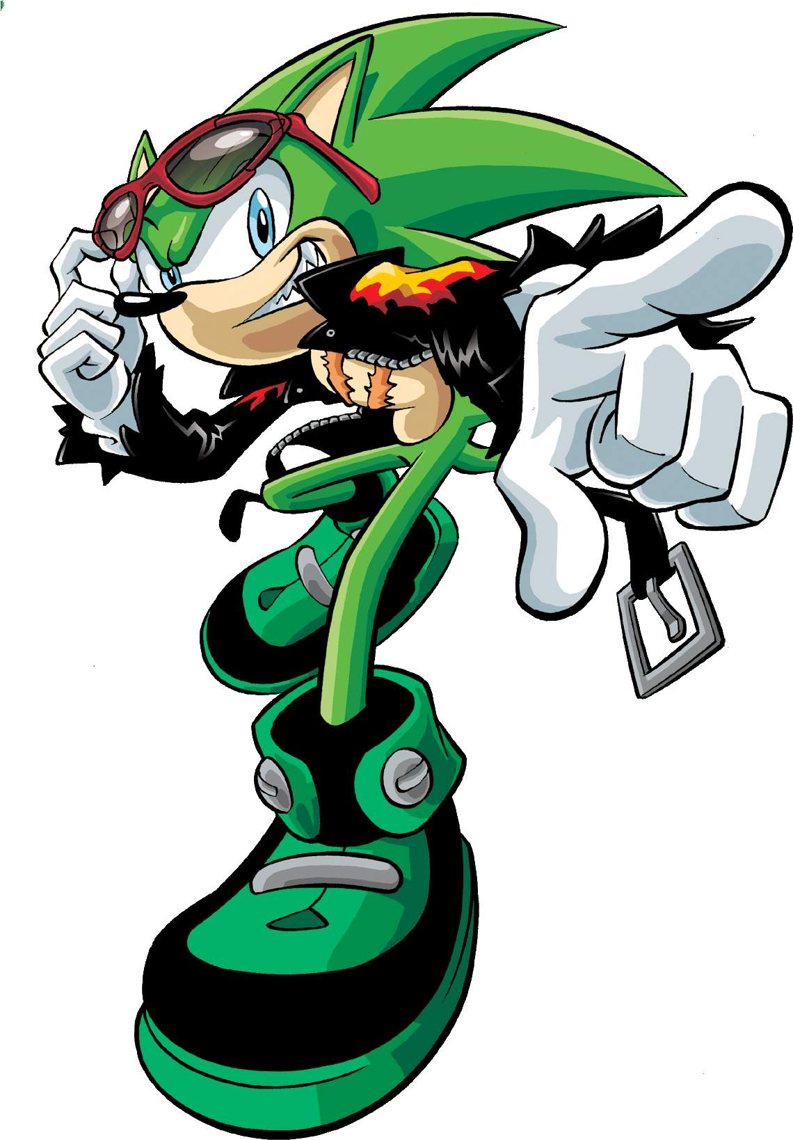Scourge The Hedgehog - Scourge The Hedgehog Imgur (1200x1657), Png Download