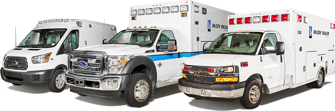 Universal Ambulance Fleet - Ford Ambulance Usa (1356x370), Png Download