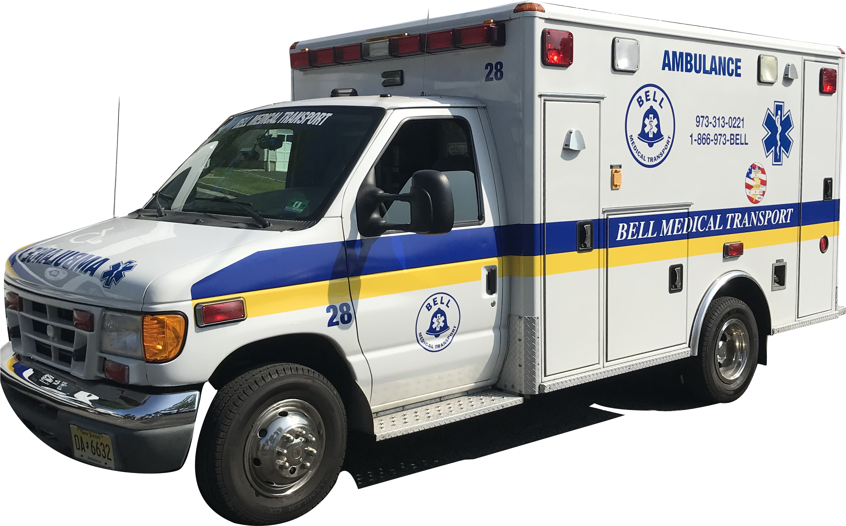 Welcome To Bell Medical Transport - Ambulance (3024x2016), Png Download