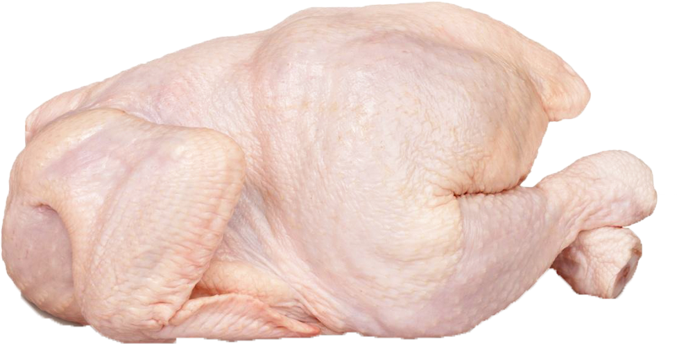 Raw Whole Chicken Png - Uncut Chicken (1000x1000), Png Download