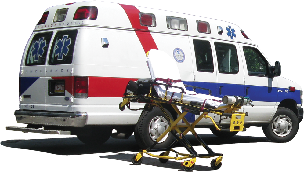 A Typical Bls Ambulance, Staffed By Caregivers Transport, - Basic Life Support Car (1017x576), Png Download