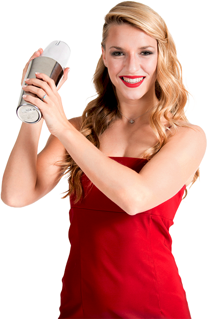 Image Is Not Available - Bartender Girl Png (444x645), Png Download