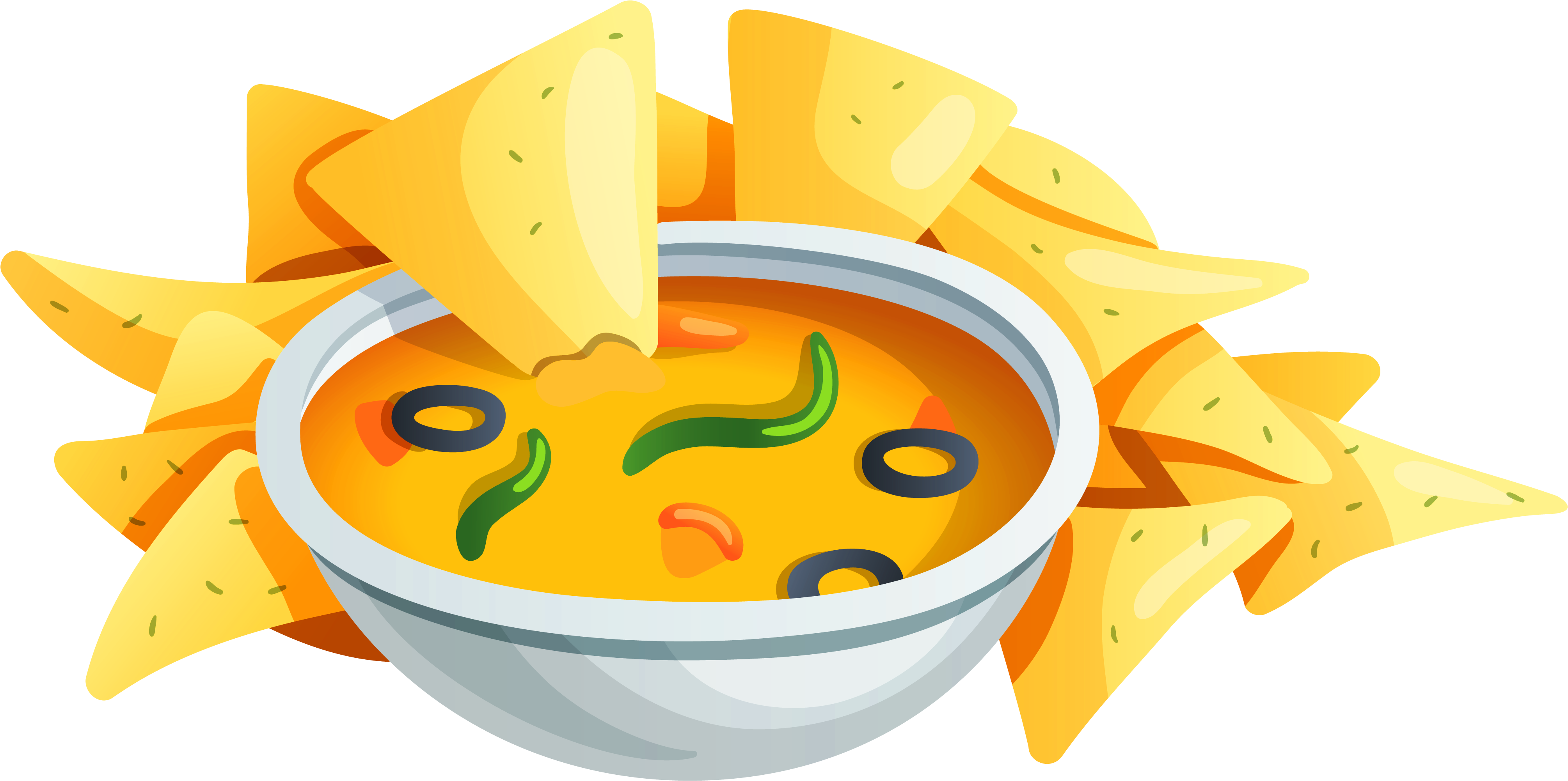 Food Clipart Png - Clip Art (4123x2109), Png Download