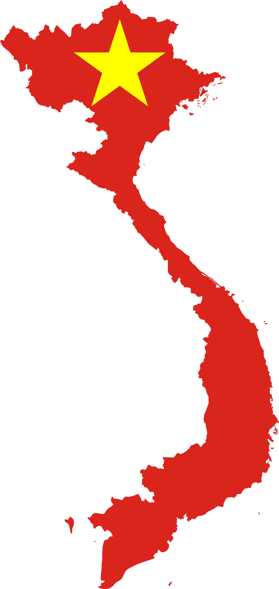 This Free Icons Png Design Of Vietnam Map Flag (1060x2239), Png Download