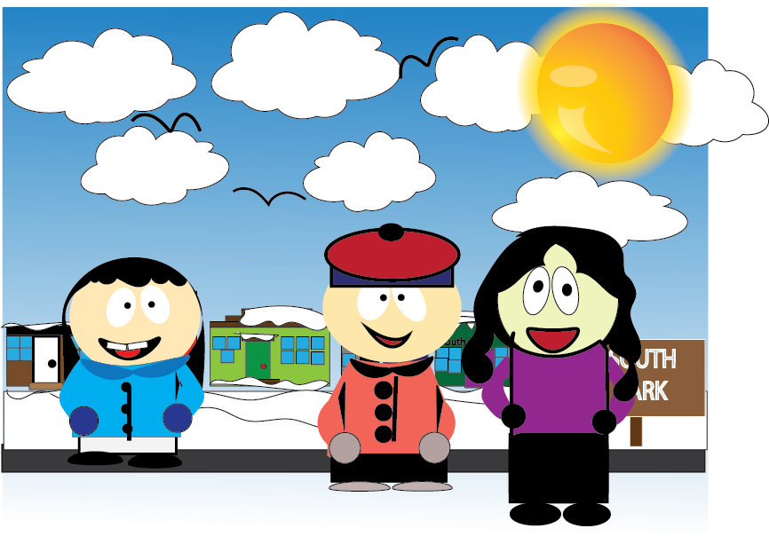 Southpark-1jv2h0g - Cartoon (867x1471), Png Download