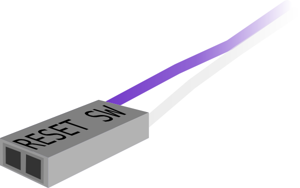 Free Vector Reset Switch Plug Clip Art - Power Switch (600x376), Png Download