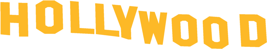 Hollywood - Hollywood Sign Clip Art (1000x900), Png Download
