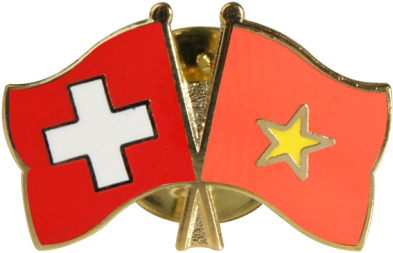 Vietnam Friendship Flag Pin, Badge - Vietnam (1500x997), Png Download