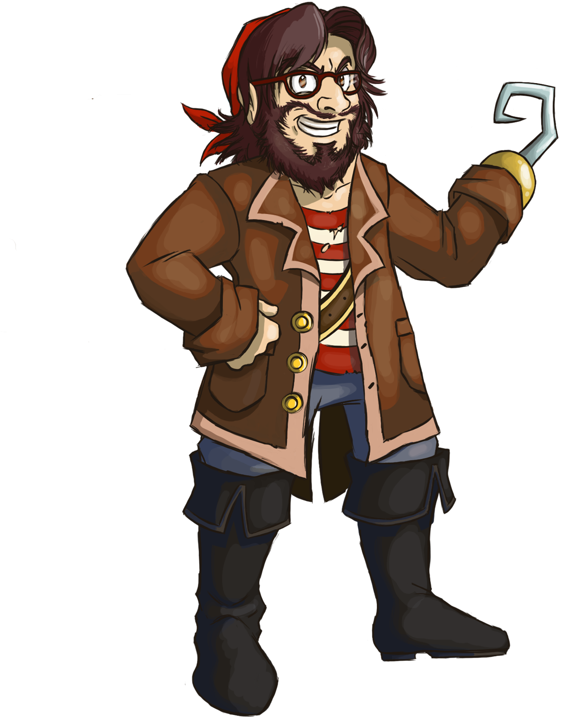 Loki Pirate - Cartoon (2048x1536), Png Download