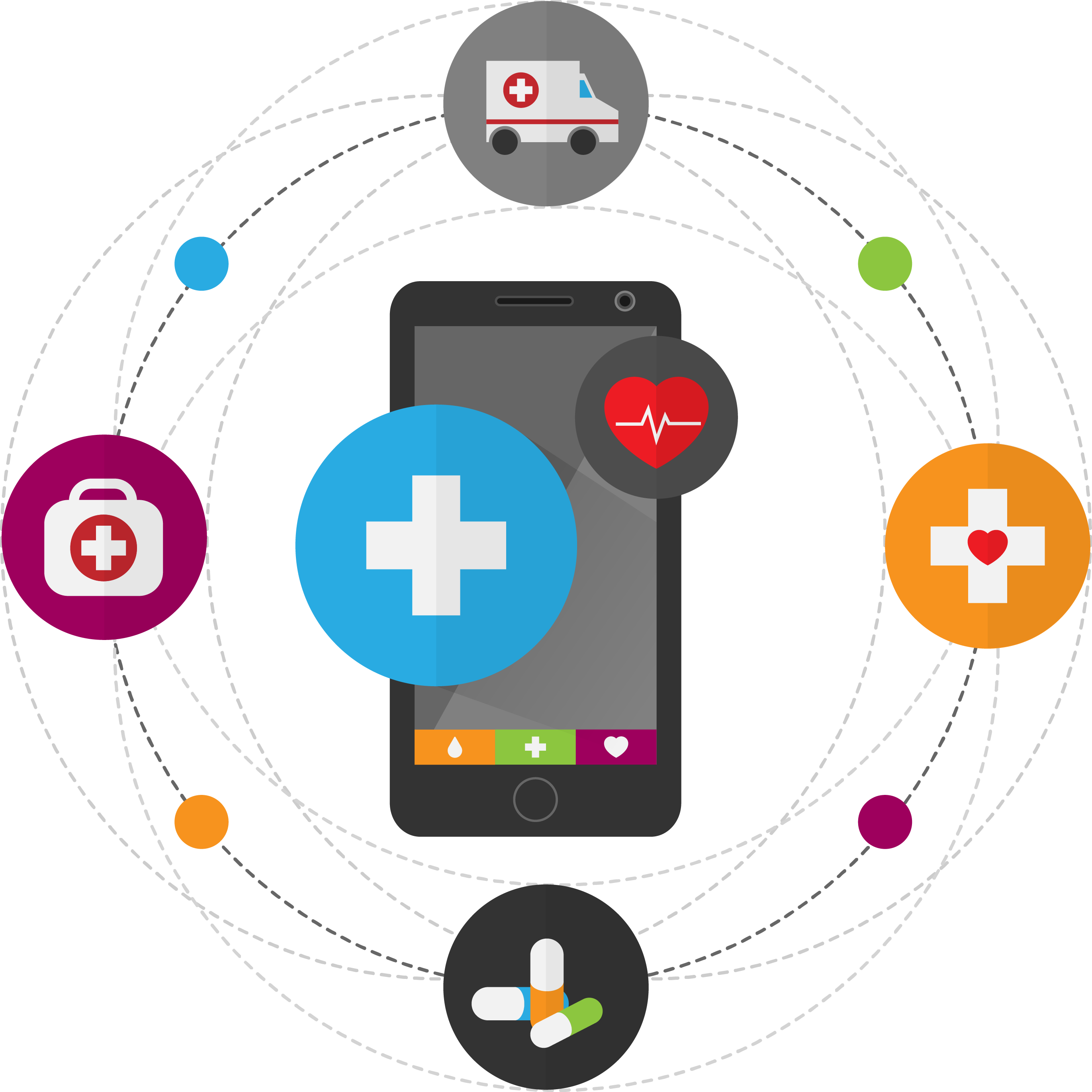 “what Do You Do For A Living” - Mobile Apps In Healthcare (2742x2742), Png Download